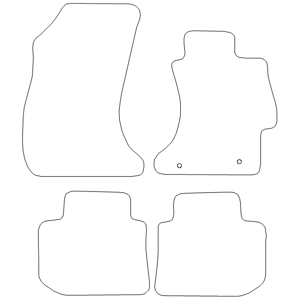 To fit Subaru XV Car Mats 2011 - 2017 & Heel Pad (B) - Picture 5 of 16